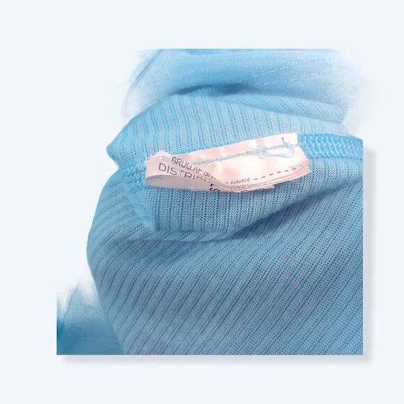 UNDER ARMOUR - BRIGHT BABY BLUE WORKOUT TEE B4 - Picture 8 of 10